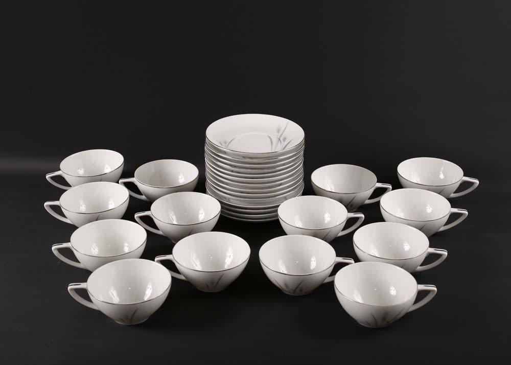 Fine China of Japan Platinum Wheat Collection