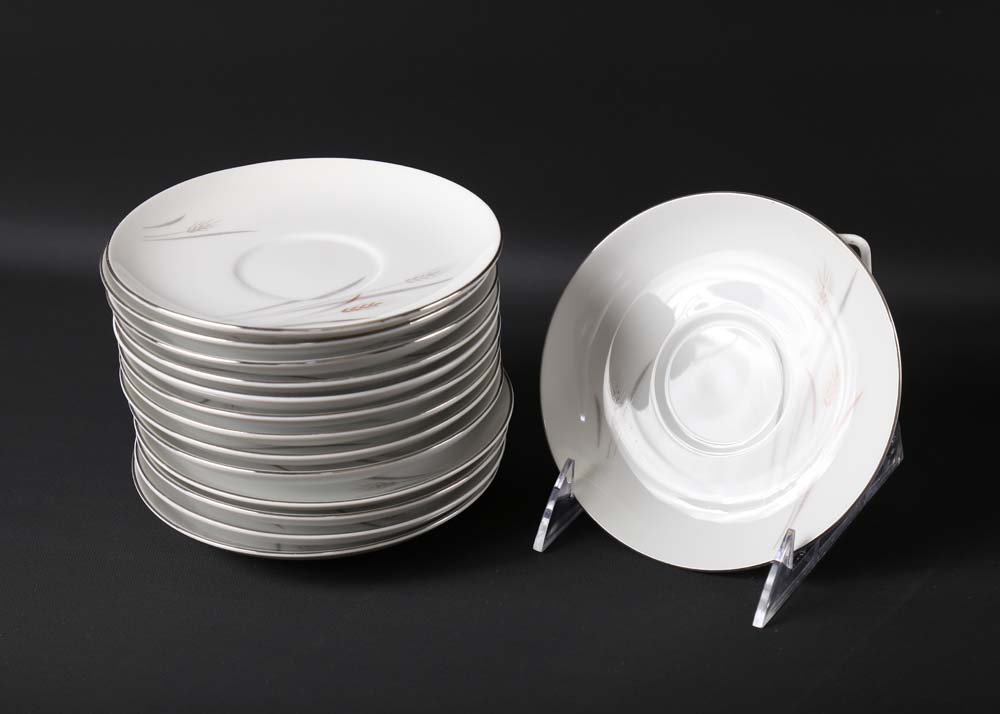 Fine China of Japan Platinum Wheat Collection