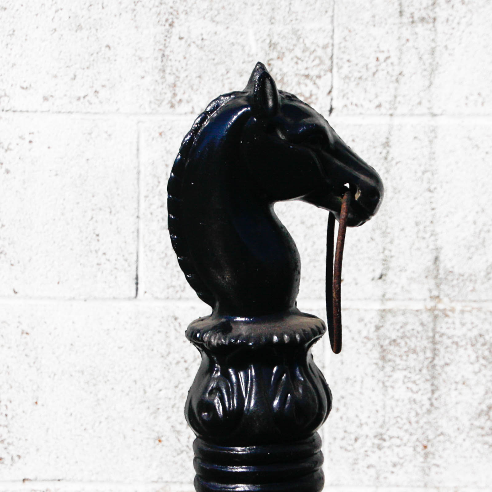 Cast Aluminum Horse Hitching Post
