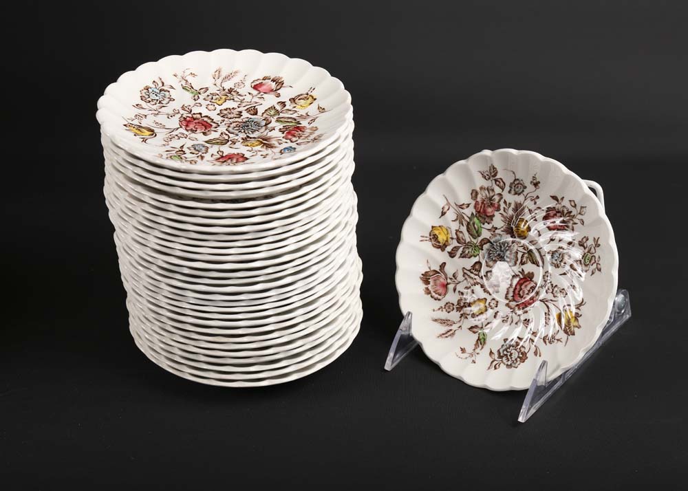 Johnson Brothers "Staffordshire Bouquet" Ironstone Dinnerware