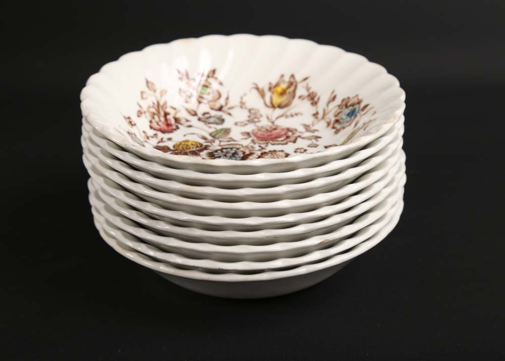Johnson Brothers "Staffordshire Bouquet" Ironstone Dinnerware