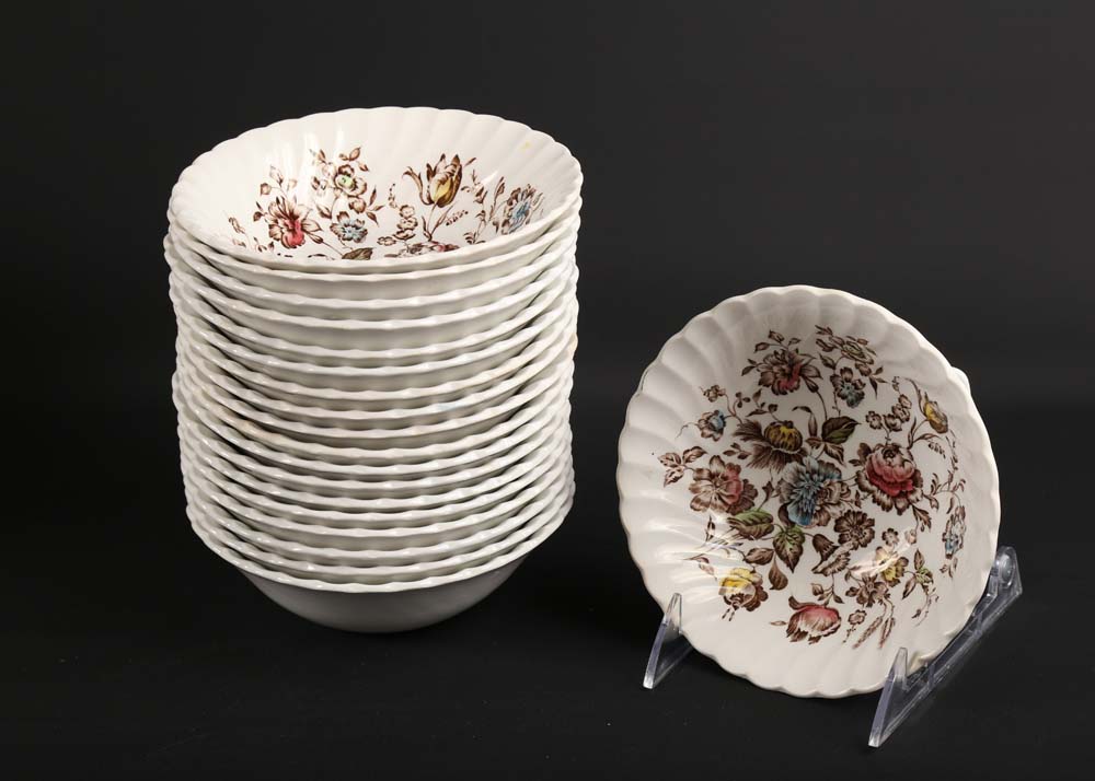Johnson Brothers "Staffordshire Bouquet" Ironstone Dinnerware