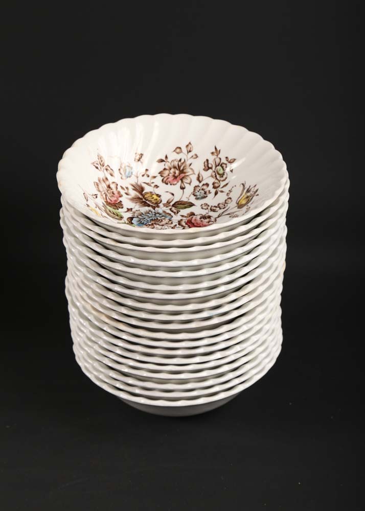 Johnson Brothers "Staffordshire Bouquet" Ironstone Dinnerware