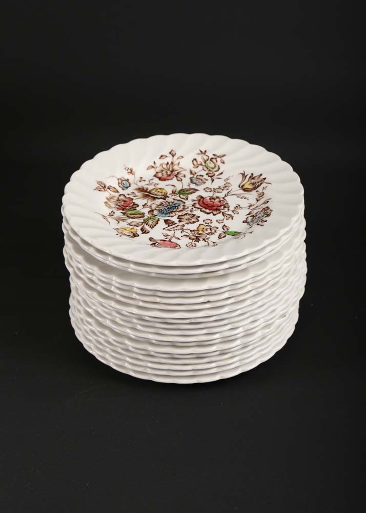 Johnson Brothers "Staffordshire Bouquet" Ironstone Dinnerware