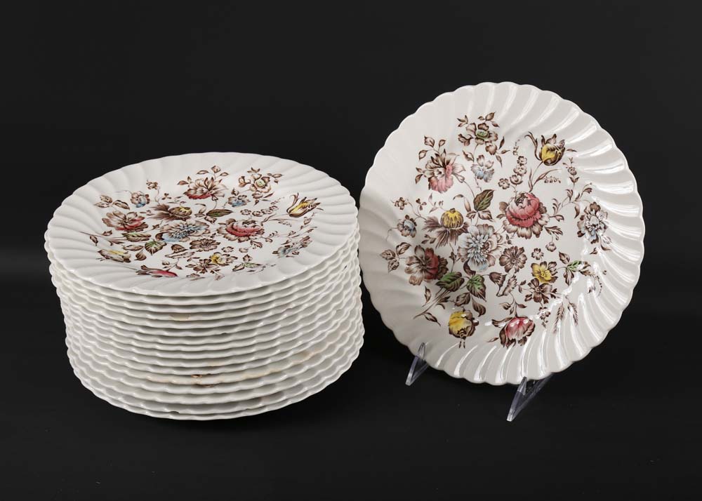 Johnson Brothers "Staffordshire Bouquet" Ironstone Dinnerware
