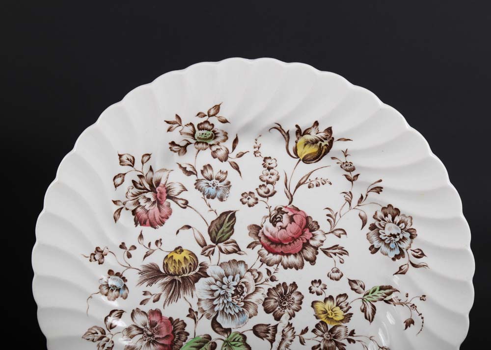Johnson Brothers "Staffordshire Bouquet" Ironstone Dinnerware