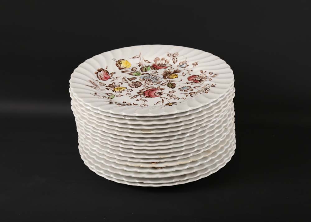 Johnson Brothers "Staffordshire Bouquet" Ironstone Dinnerware