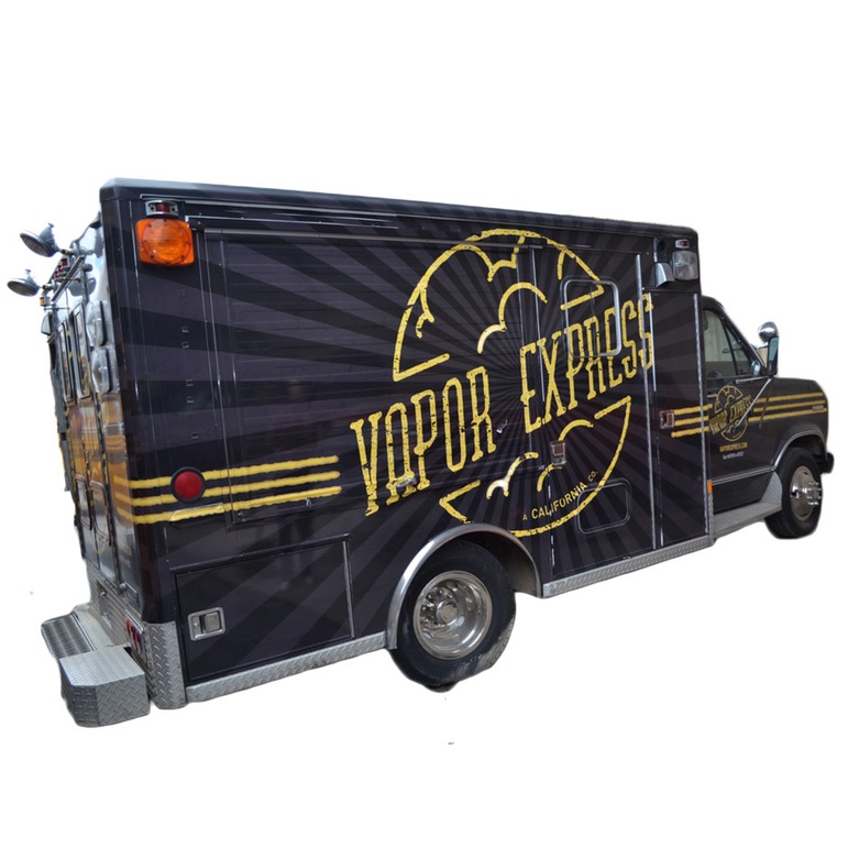 1985 Ford Ambulance Converted To "Vape" Truck