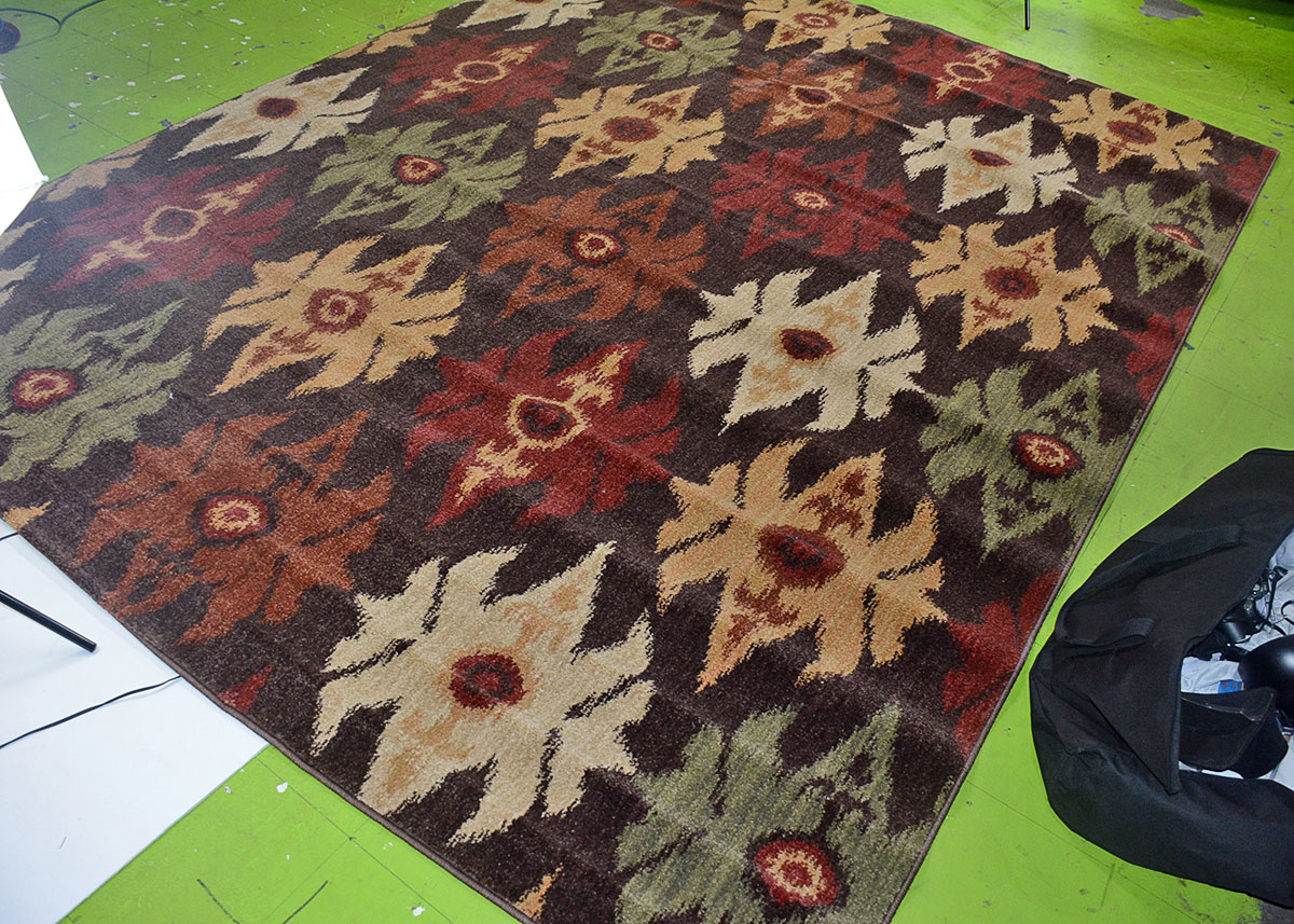 Large Contemporary Floral Area Rug