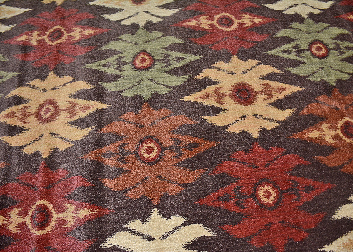 Large Contemporary Floral Area Rug