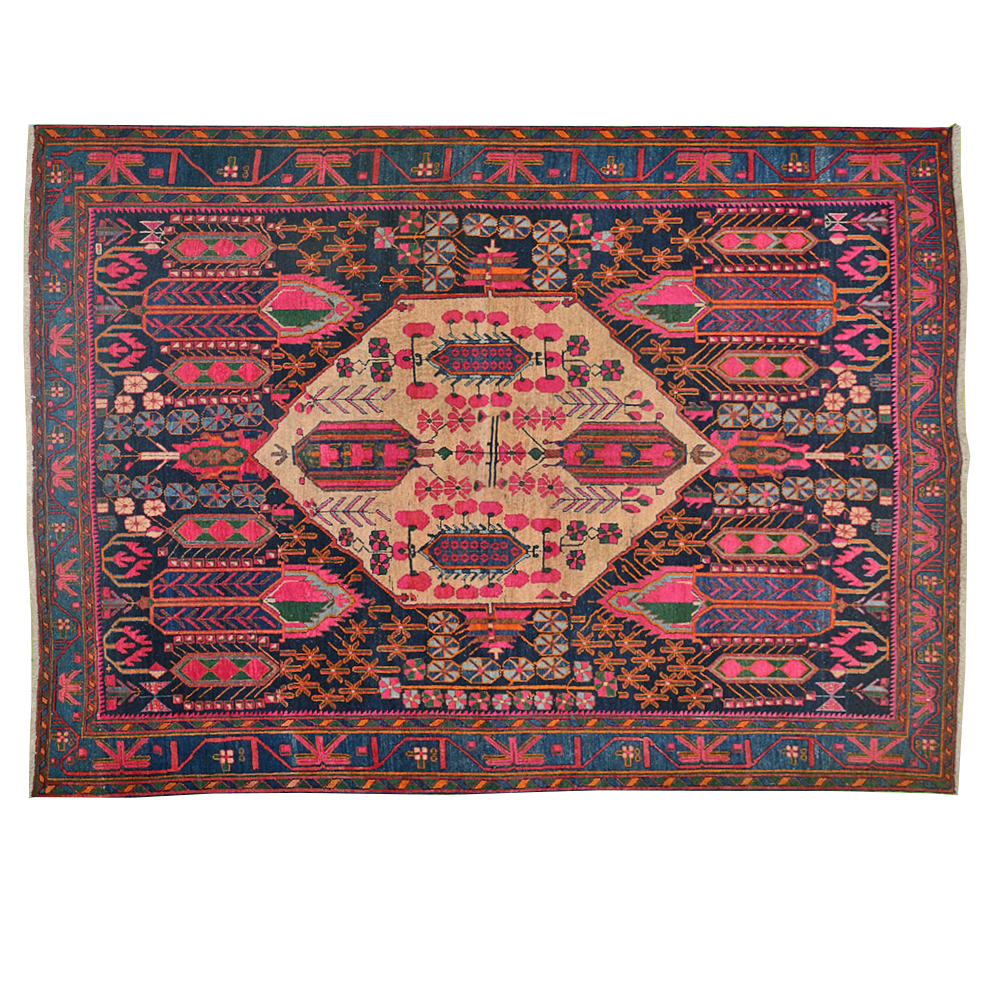 Hand Knotted Persian Sirjan Rug