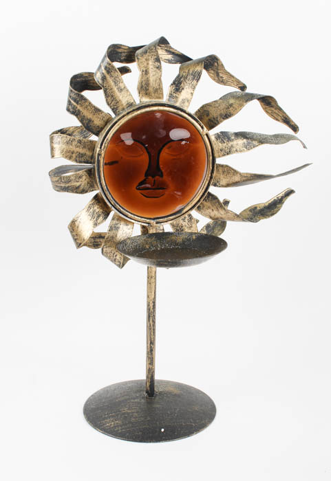 Metal Sculpture Candle Holders