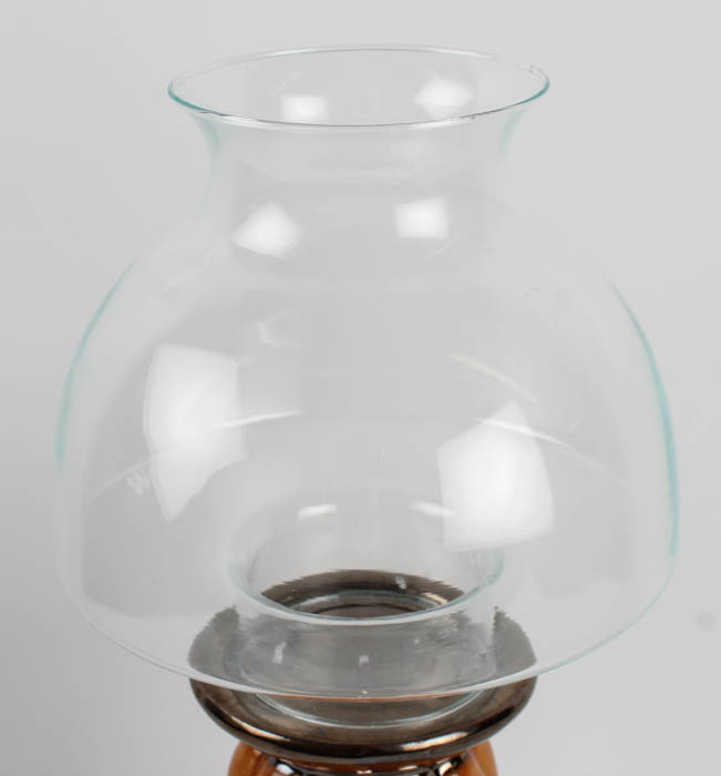 Decorative Candleholder with Glass Shade