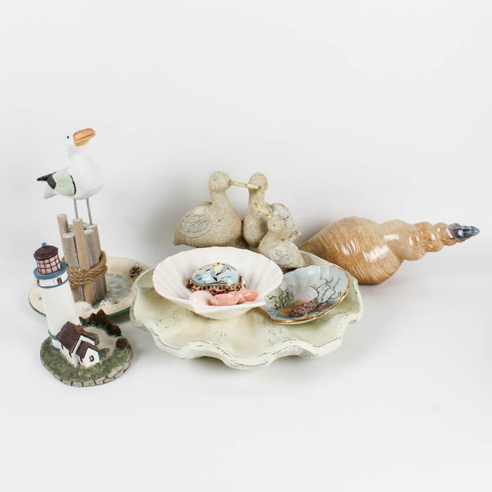 Collection of Decorative Seaside Items