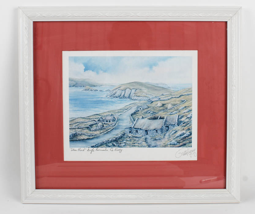 Framed Philip Gray Signed Offset Lithographs