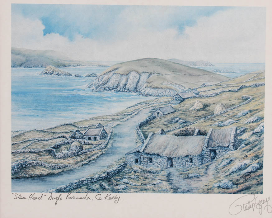 Framed Philip Gray Signed Offset Lithographs