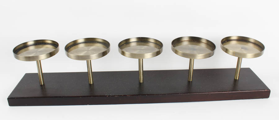 Collection of Wood and Metal Decorative Items