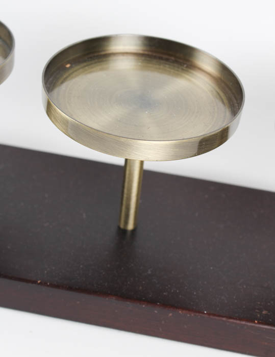 Collection of Wood and Metal Decorative Items