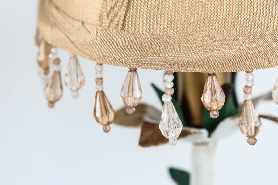 Candelabra Style Floral Lamp with Shades