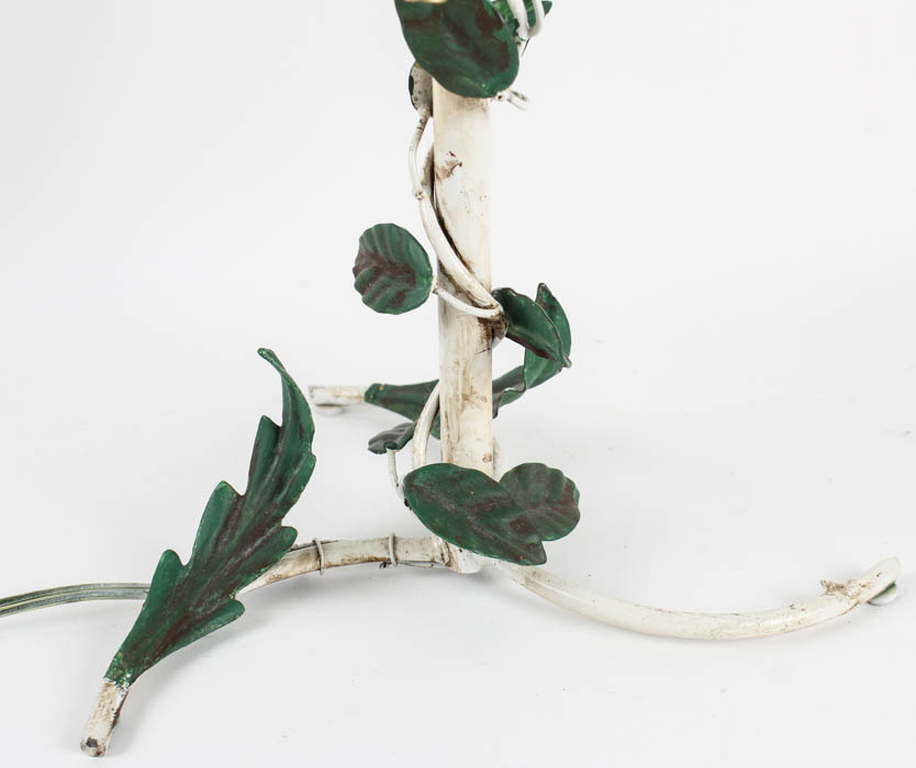 Candelabra Style Floral Lamp with Shades