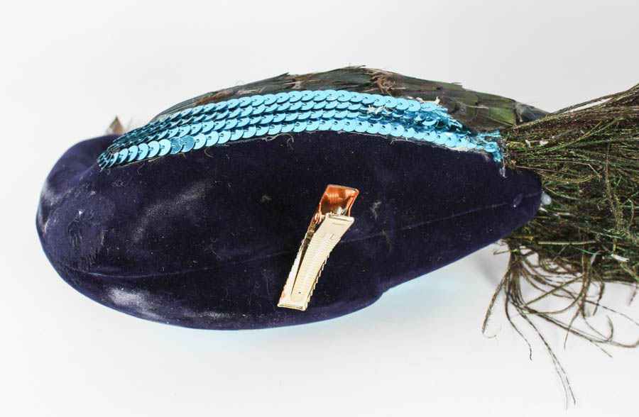 Feather and Sequin Peacock Accesories