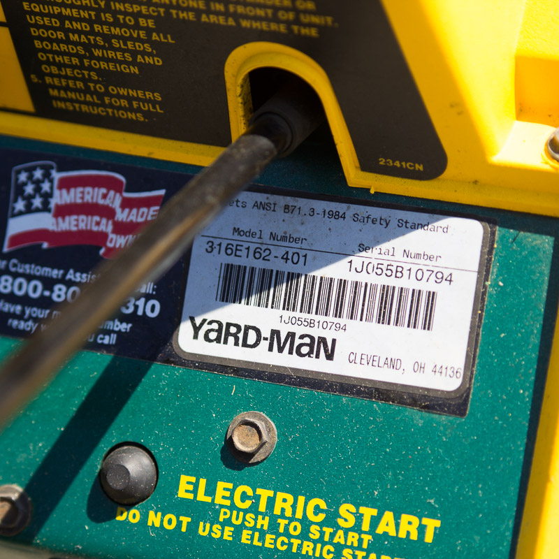 Yard-Man Gas Powered 5 HP Snow Blower