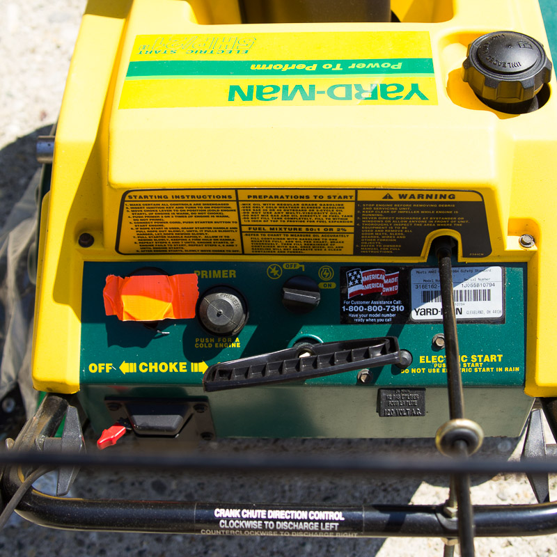 Yard-Man Gas Powered 5 HP Snow Blower