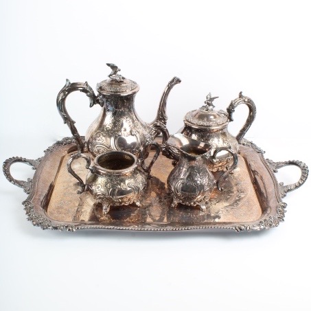 James Dixon and Sons Sheffield Silver Plate Tea Service