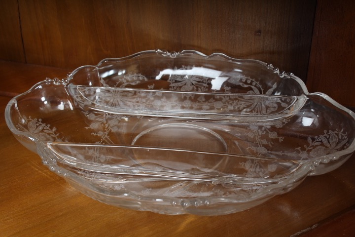 Set of Vintage Pressed Glass Goblets and More