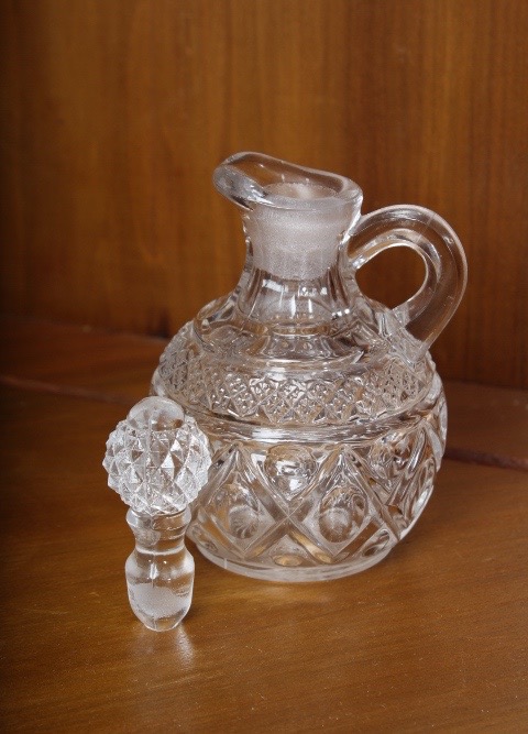 Set of Vintage Pressed Glass Goblets and More