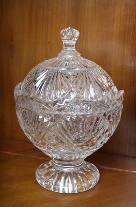 Set of Vintage Pressed Glass Goblets and More