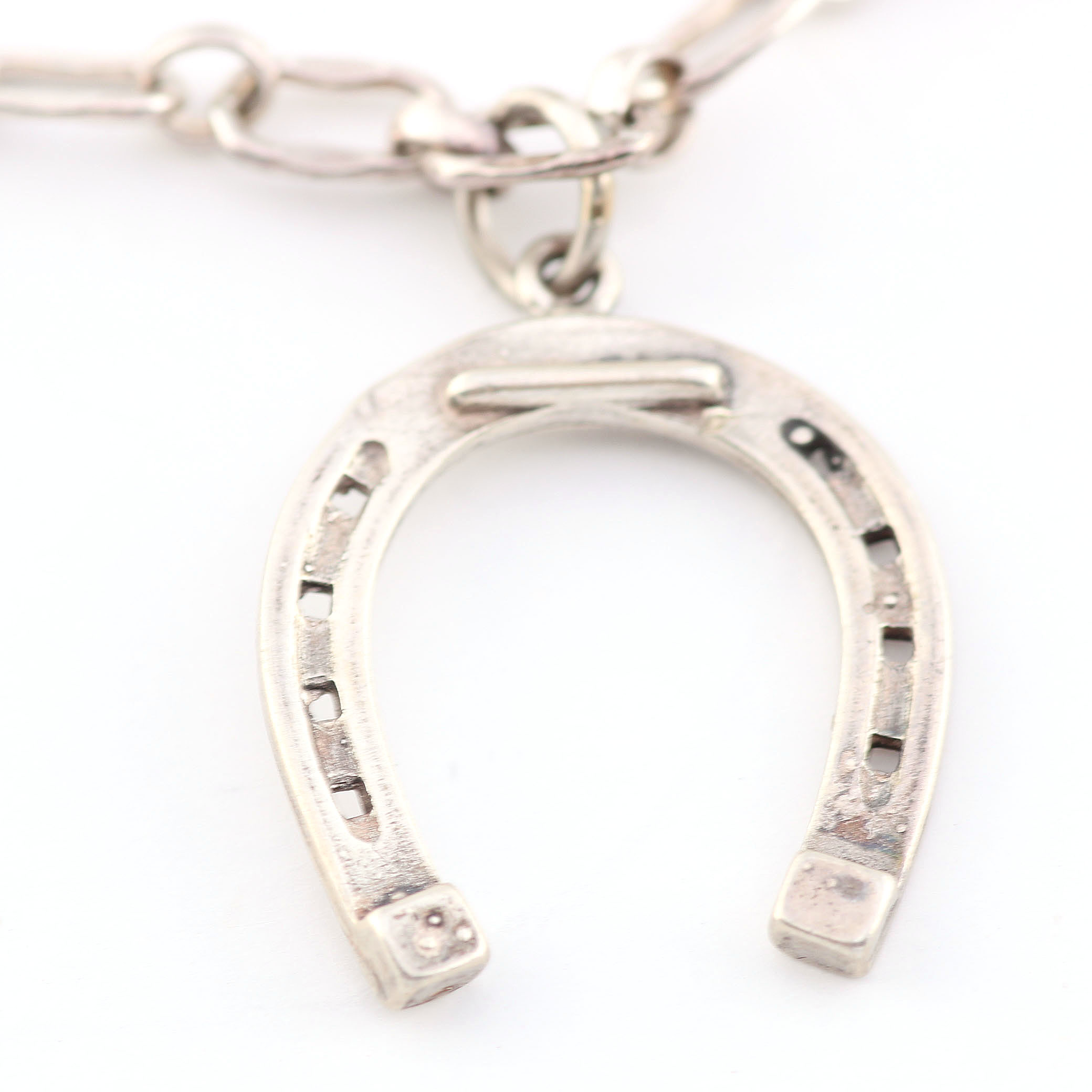 Silver Equestrian, Hot Air Balloon and Steamboat Charm Bracelet