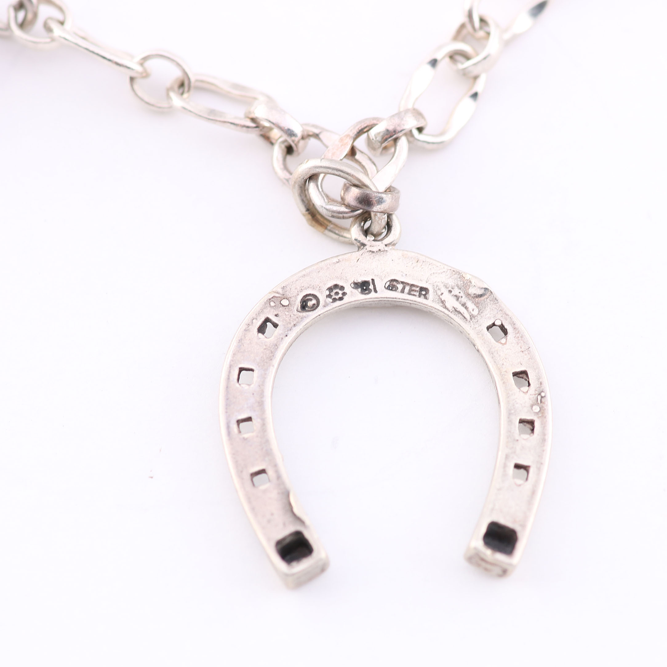 Silver Equestrian, Hot Air Balloon and Steamboat Charm Bracelet