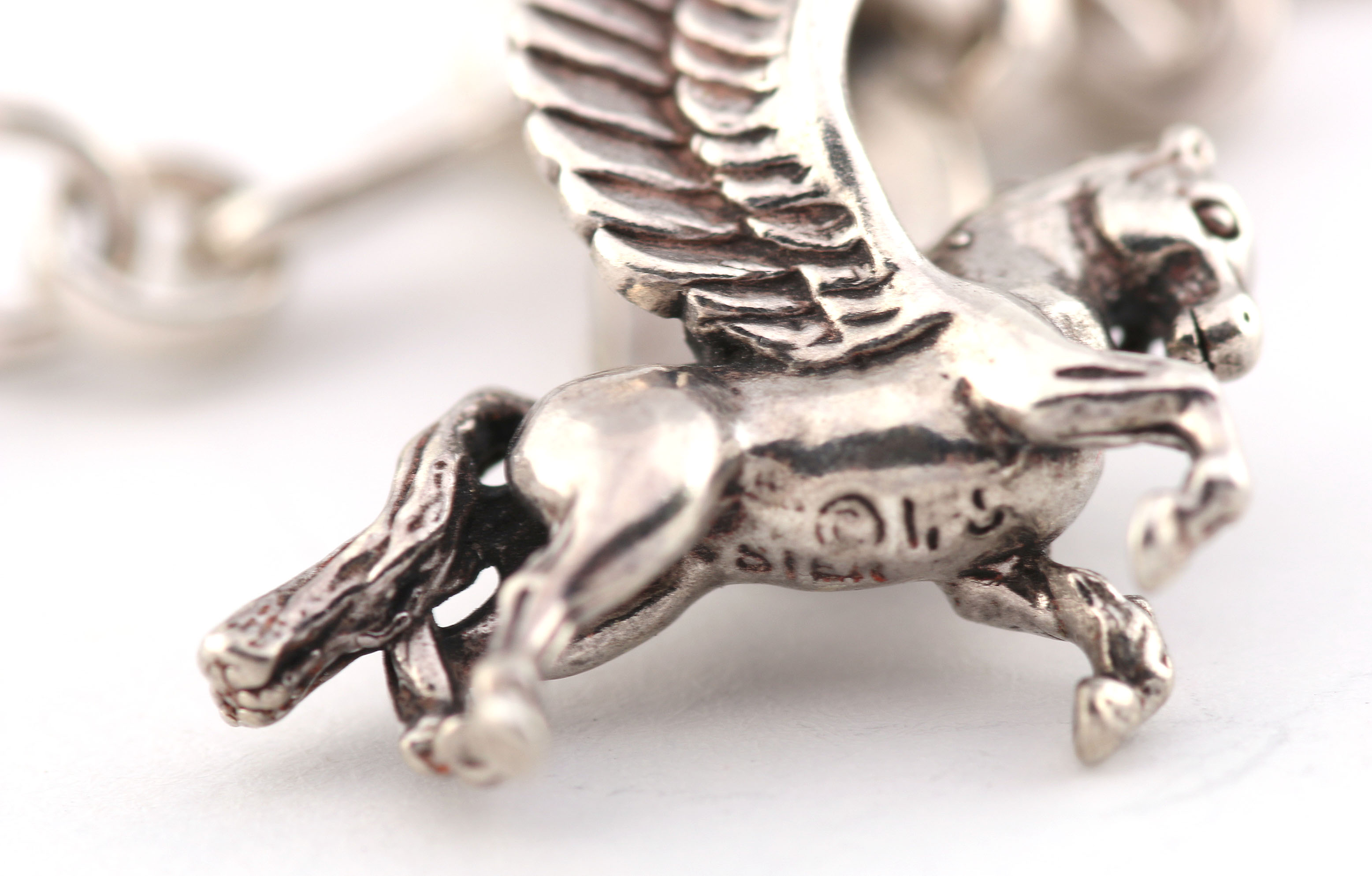 Silver Equestrian, Hot Air Balloon and Steamboat Charm Bracelet