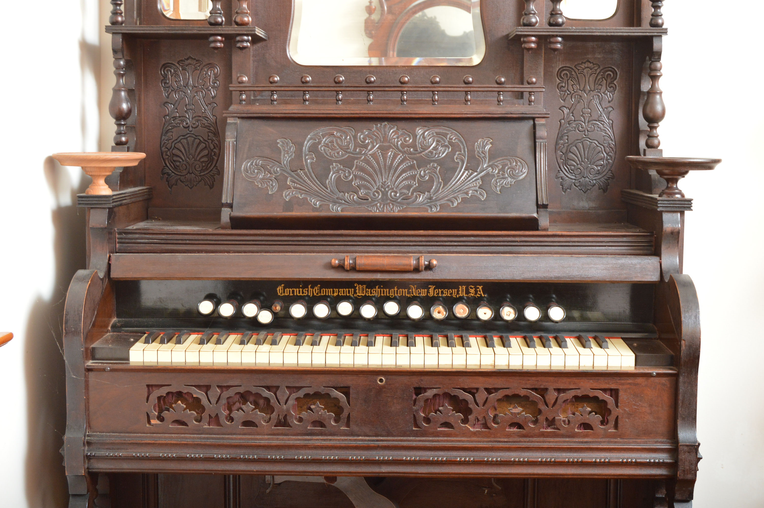 Antique Cornish Company Pump Organ