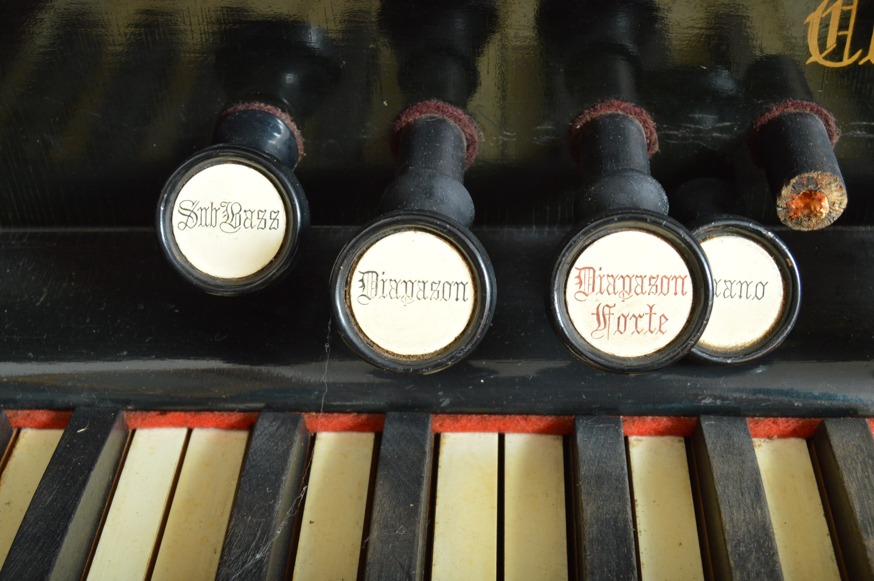 Antique Cornish Company Pump Organ