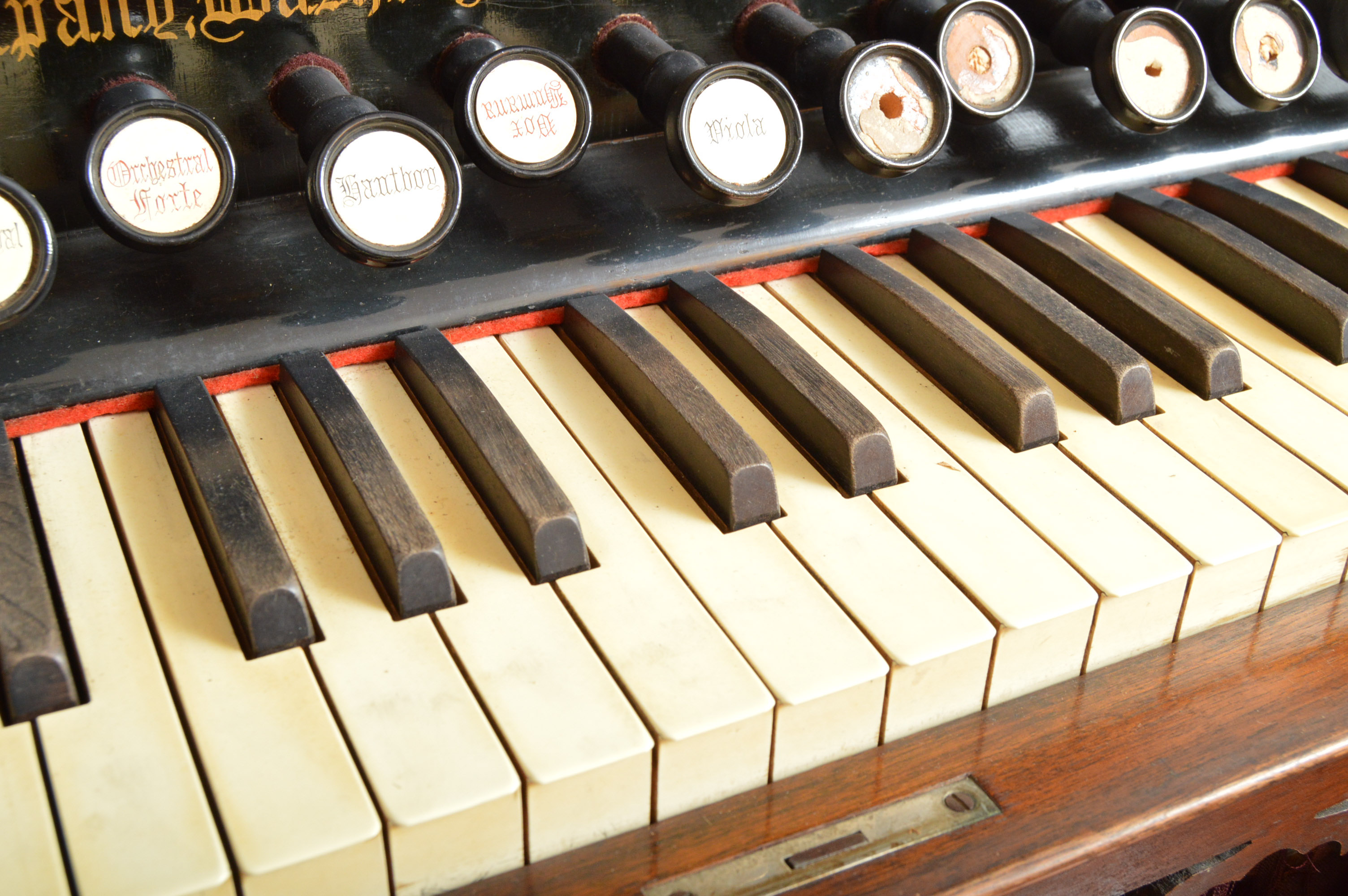 Antique Cornish Company Pump Organ