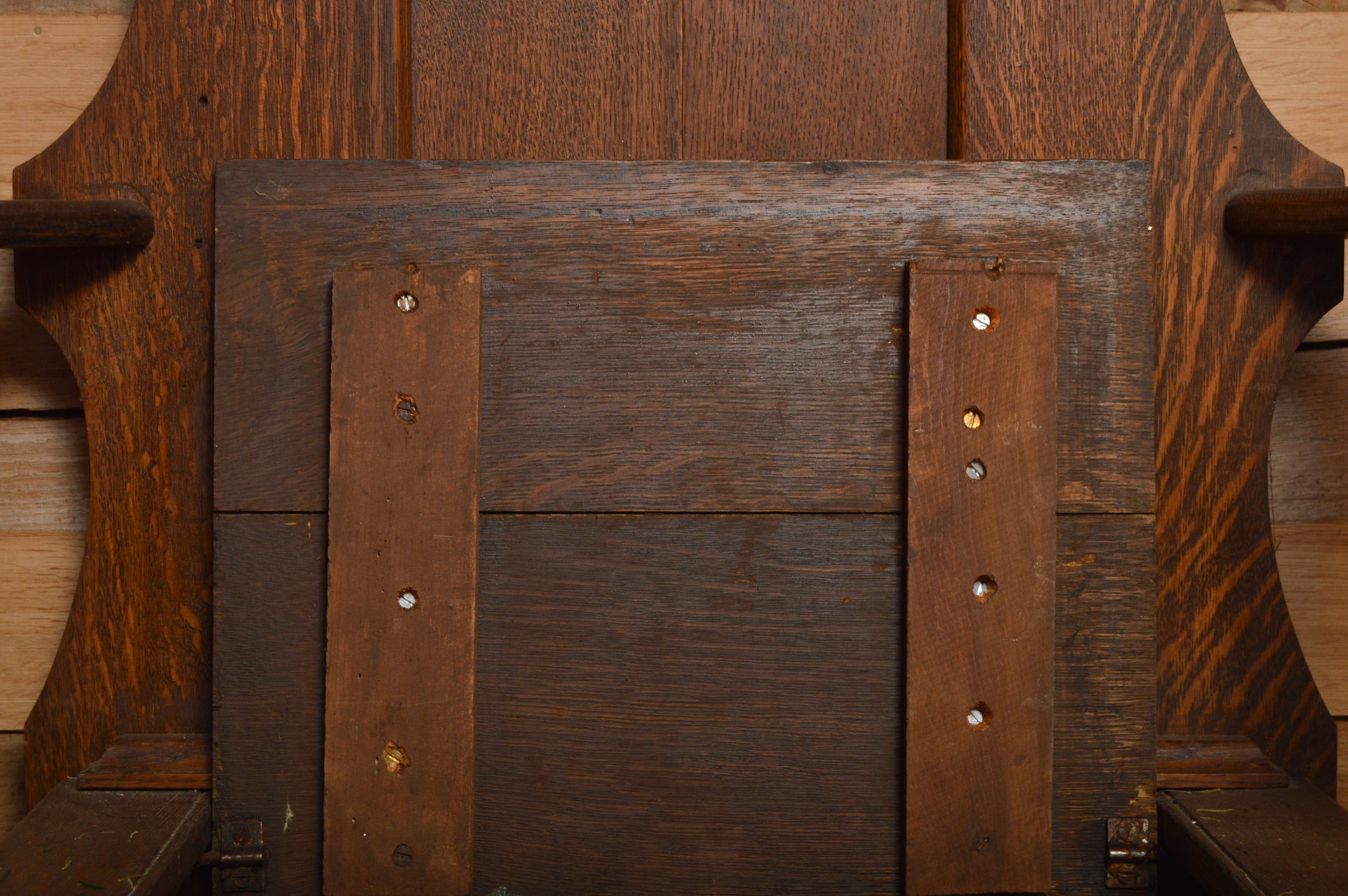 Antique Oak Hall Tree