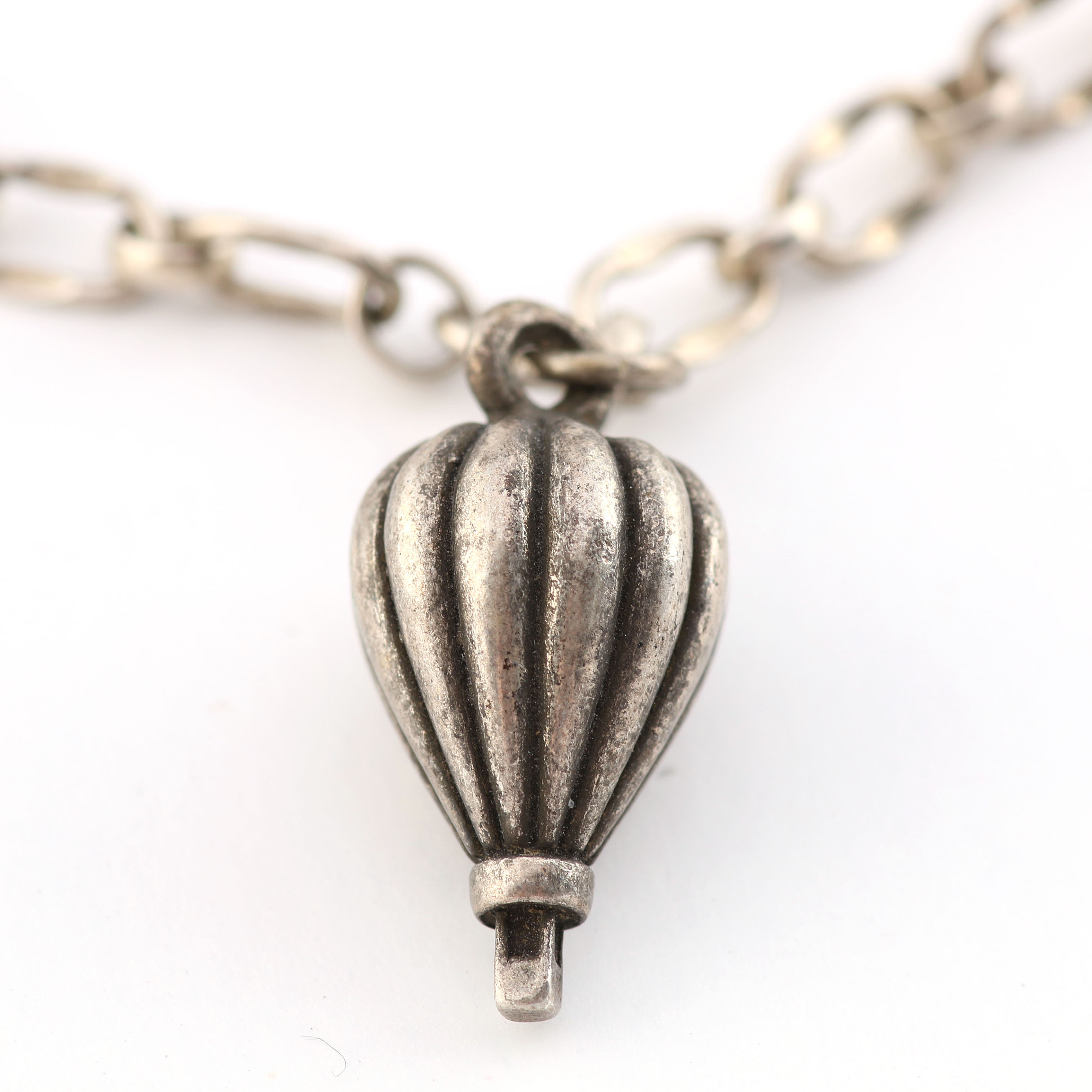 Silver Equestrian Charm Bracelet with Five Charms