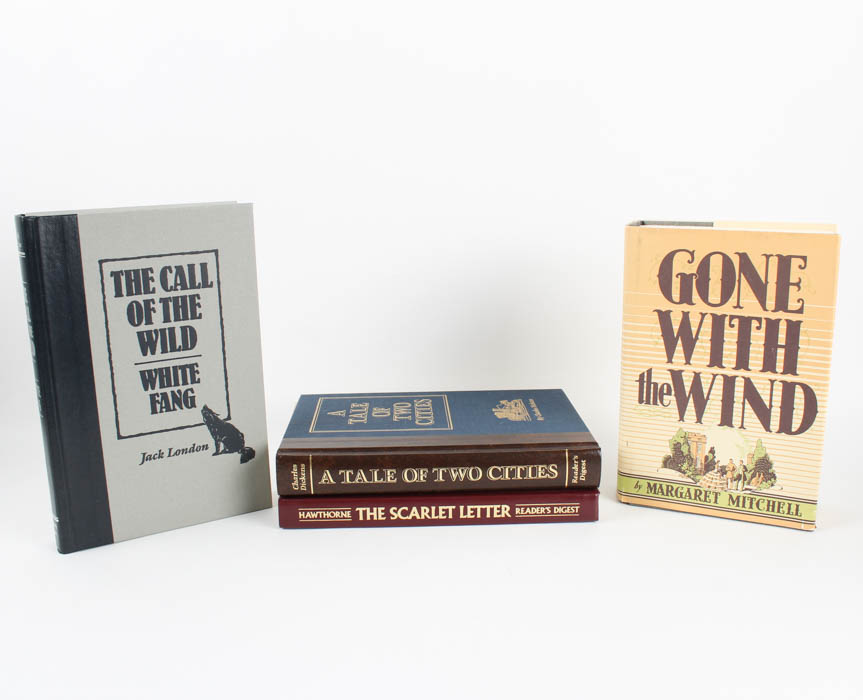 Reader's Digest Edition Literature and 50th Anniversary 1st Edition Facsimile of Gone With the Wind