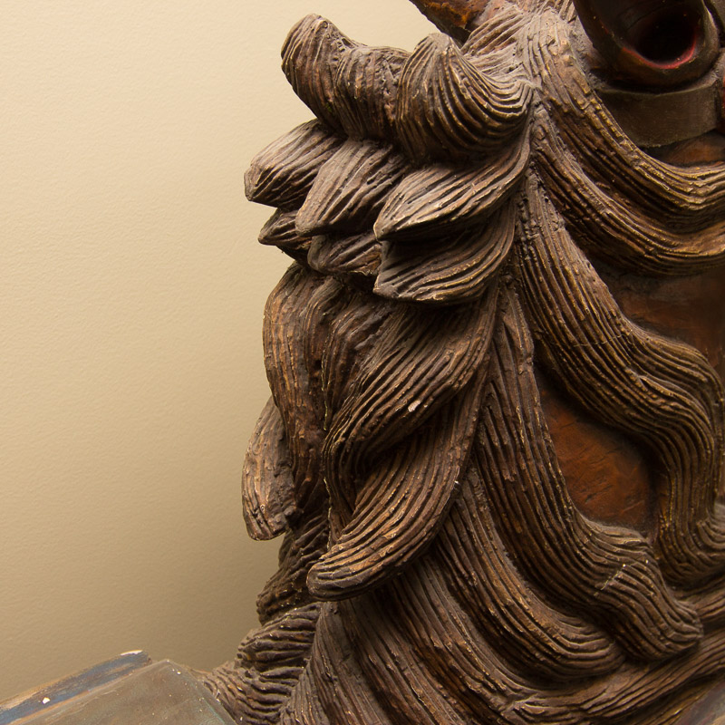 Vintage Hand Carved Dentzel Carousel Flag Horse Reproduction