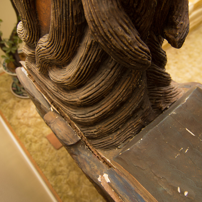 Vintage Hand Carved Dentzel Carousel Flag Horse Reproduction