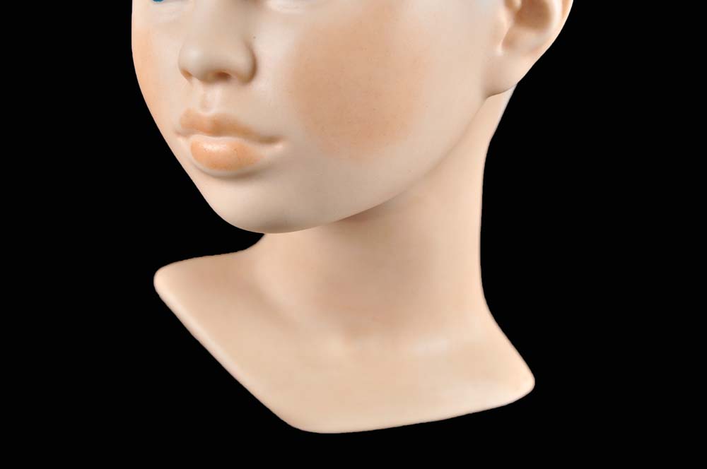 Pair of Vintage Holland Mold Porcelain Bust Statues