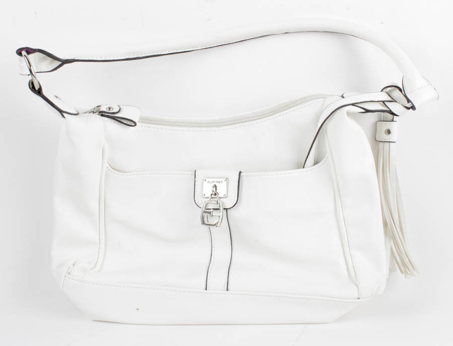 White and Navy Handbag Assortment