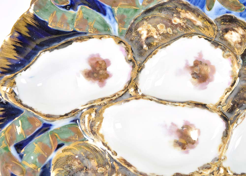 Signed Haviland Oyster Plate