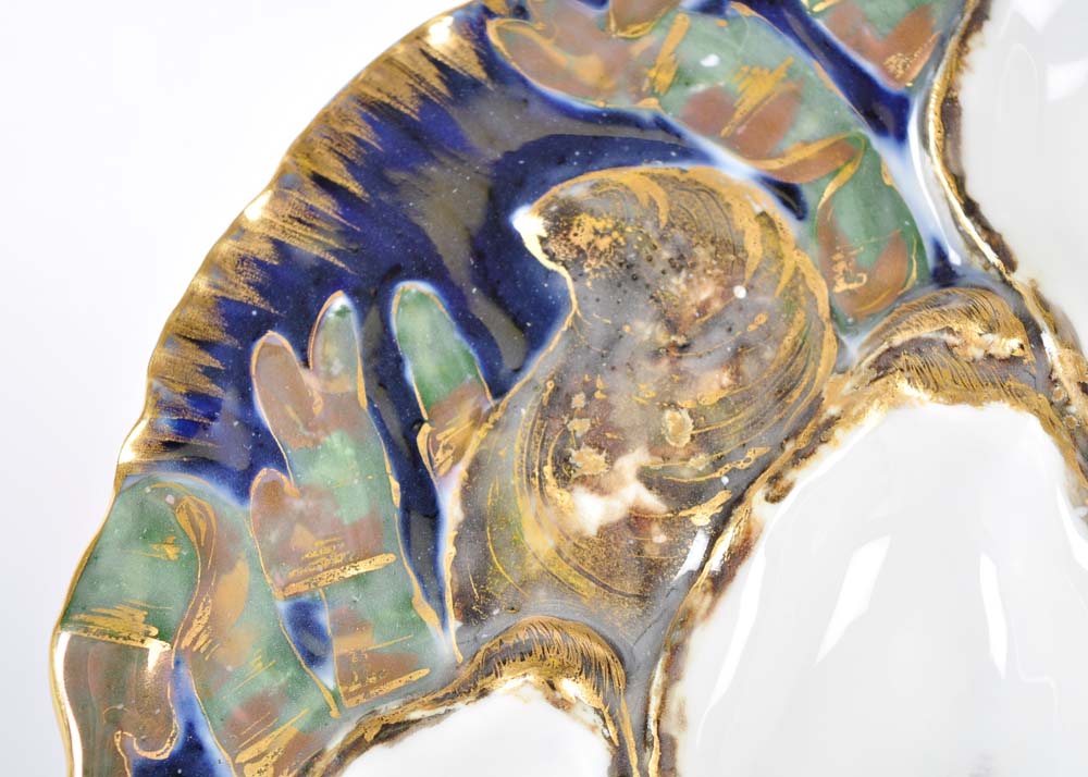 Signed Haviland Oyster Plate