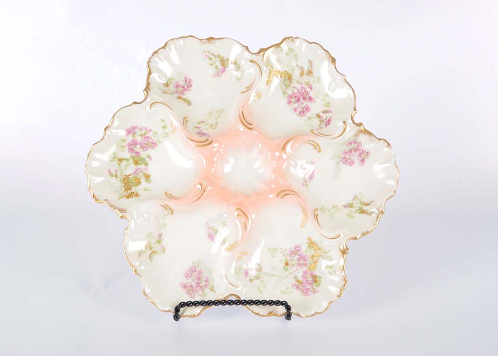 Limoges Oyster Plates
