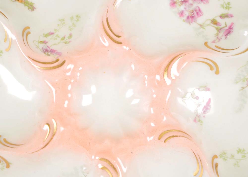 Limoges Oyster Plates