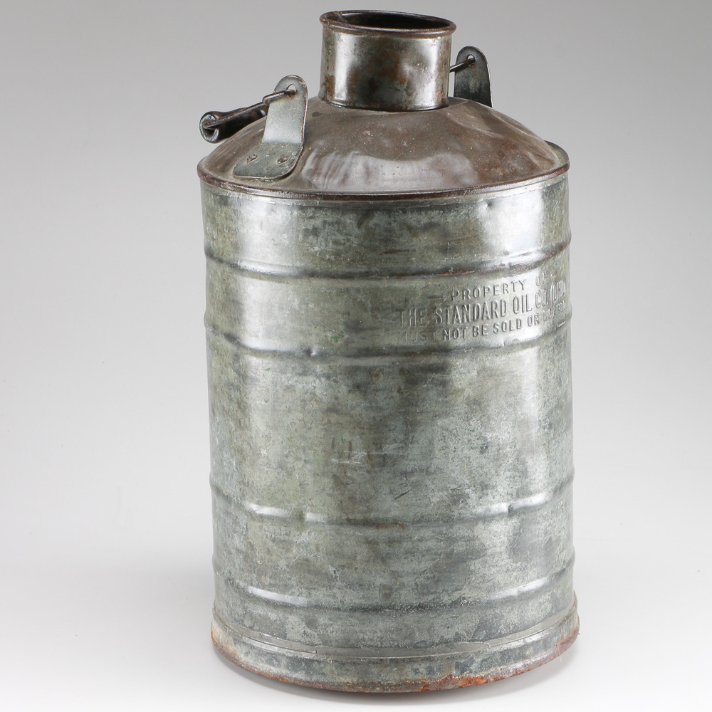 Vintage Five Gallon Standard Oil Can