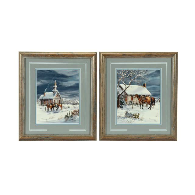 Pair of Mary Selfridge Signed Limited Edition Giclées
